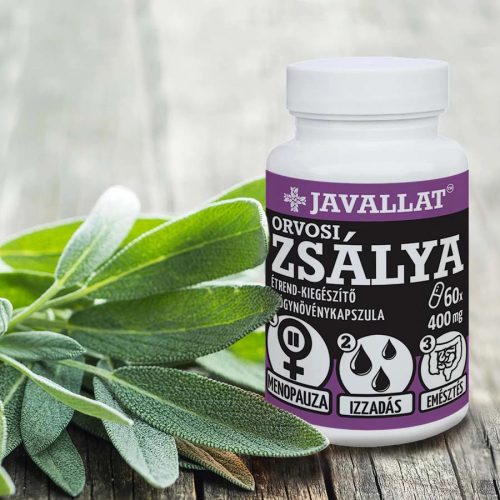 Javallat Orvosi Zsálya étrend-kiegészítő gyógynövénykapszula - 60 db
