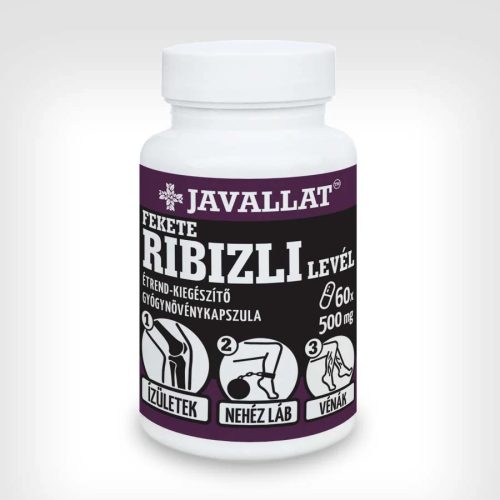 Javallat Fekete ribizli levél étrend-kiegészítő gyógynövénykapszula - 60 db