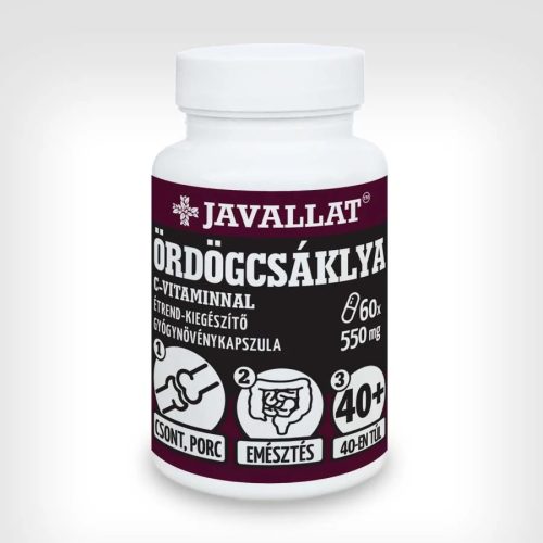 Javallat Ördögcsáklya C-vitaminnal gyógynövénykapszula - 60 db