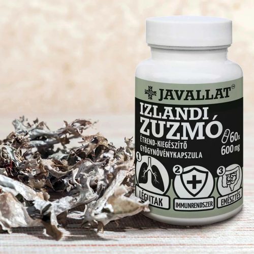 Javallat Izlandi zuzmó étrend-kiegészítő gyógynövénykapszula - 60 db