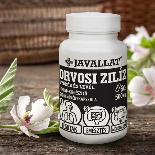 Javallat Orvosi Zilíz Gyökér és Levél gyógynövénykapszula - 60 db
