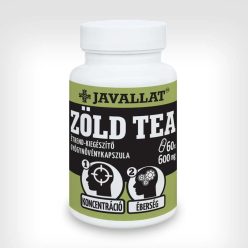   Javallat Zöld tea 60 db étrend-kiegészítő kapszula, bevizsgált, kiváló minőségű gyógynövényből