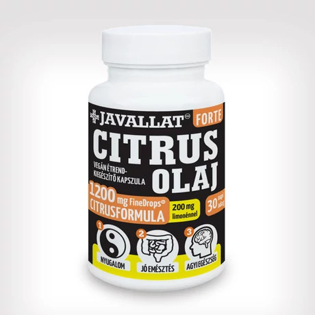 Javallat Forte Citrus olaj 1200 mg 60 kapszula