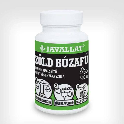 Javallat Zöld búzafű étrend-kiegészítő gyógynövény kapszula - 60 db