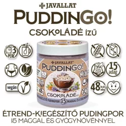   PuddinGo!® Csokoládé ízű étrend-kiegészítő pudingpor 360g