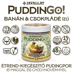   PuddinGo!® Banán és csokoládé ízű étrend-kiegészítő pudingpor 360g