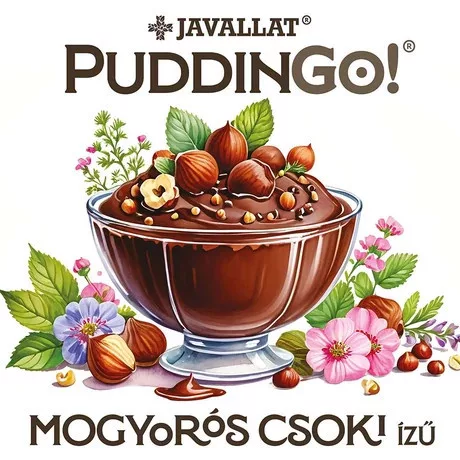 PuddinGo!® Mogyorós csoki ízű étrend-kiegészítő pudingpor 360g