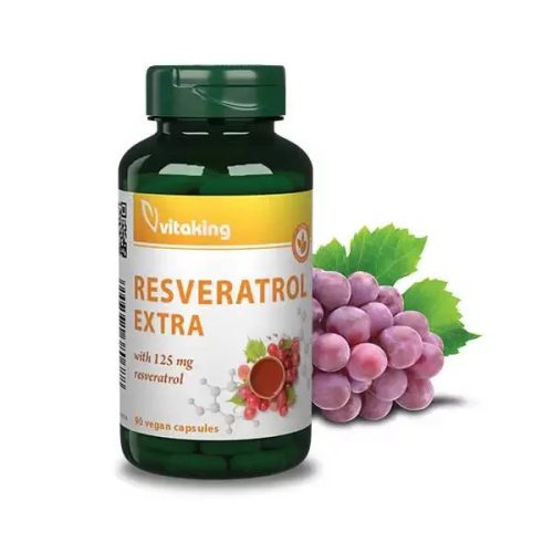 Vitaking Rezveratrol extra 125mg 80 vegan kapszula 