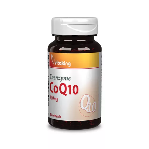 Vitaking Koenzim Q-10 100mg 30 lágyzselatin kapszula