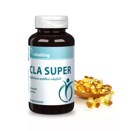Vitaking CLA Super - konjugált linolsav 60 lágyzselatin 