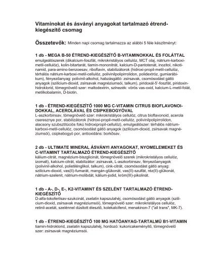 Vitaking 365 Multivitamin Alap 30 csomag