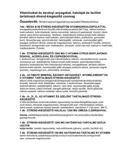 Vitaking 365 Multivitamin Plusz 30 csomag