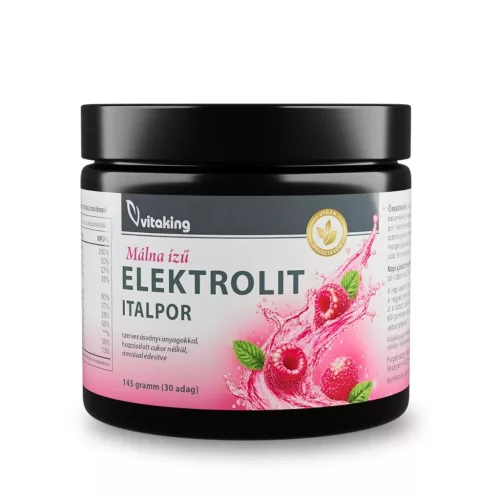 Vitaking Elektrolit Italpor Málna ízű 30 adag 145 g