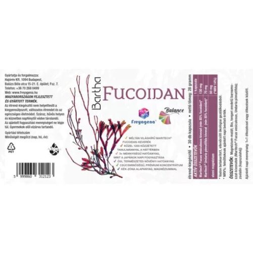 Freyagena Bartha Fucoidan 30 kapszula