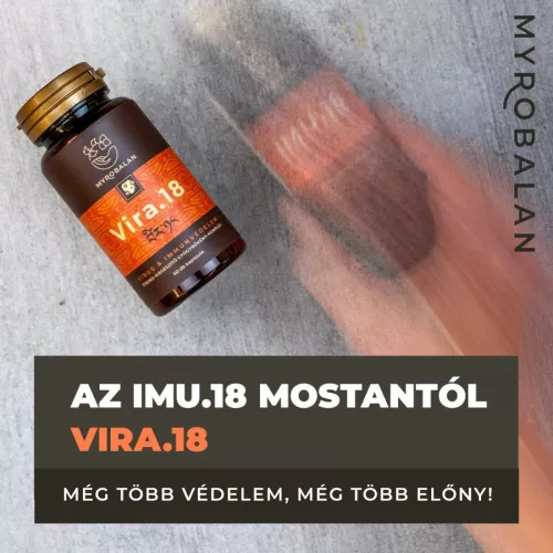 Myrobalan Vira.18 vírus & immunvédelem gyógynövény-komplex 60 db kapszula 