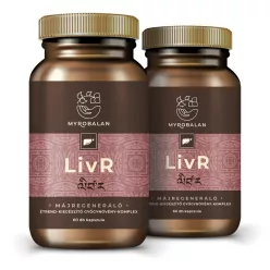   Myrobalan LivR 2x1 doboz DUO pack májregeneráló gyógynövény komplex 2x60 kapszula - csomagban olcsóbb!