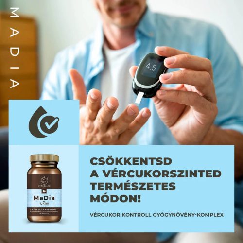Myrobalan MaDia vércukor kontroll gyógynövény-komplex 60 db vegán kapszula