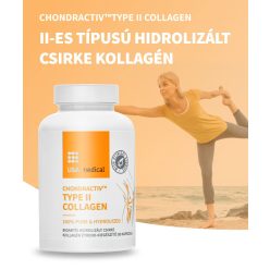   Usa Medical ChondrActiv Type II Collagen Csirkeporc kollagén (UC II-es típusú) 90 kapszula