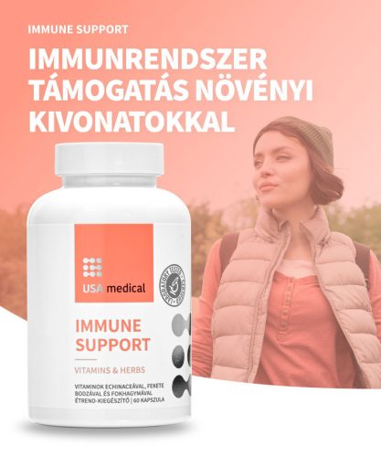USA medical Immune Support 60 kapszula 10 féle hatóanyaggal 