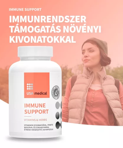USA medical Immune Support 60 kapszula 10 féle hatóanyaggal 