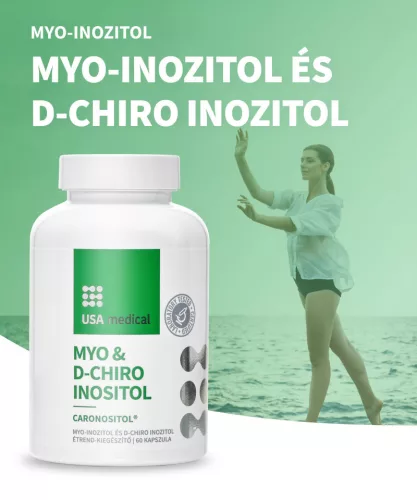 Usa Medical Myo & D-Chiro Inositol természetes inozitol komplex 60 kapszula