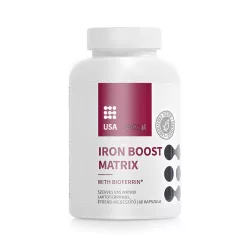   Usa Medical Vas mátrix BioFerrin® laktoferinnel – kapszula 60 db (Iron Boost Matrix with Bioferrin) 
