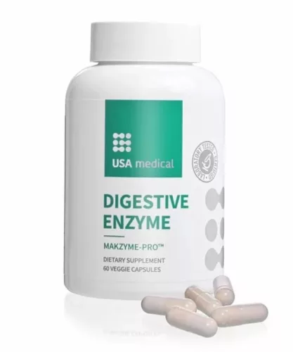 USA medical Digestive enzyme emésztőenzim keverék 60 db kapszula