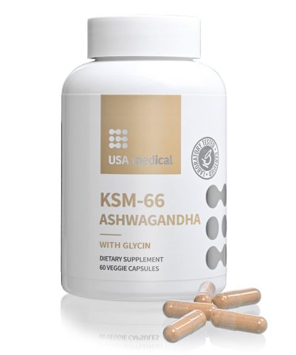 USA Medical ASHWAGANDHA KSM-66 60 db kapszula 
