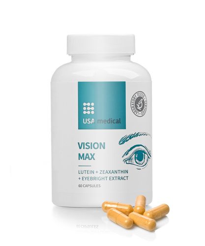 USA Medical VISION MAX Szemvitamin növényi hatóanyagokkal 60 db kapszula