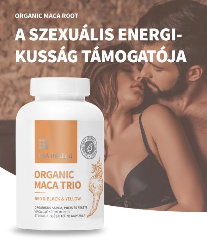 USA medical Organikus maca trió 90 db kapszula