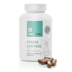   USA Medical Stressz control – alvás formula  L-Theanin-nel 60 kapszula 