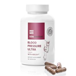   USA Medical Vérnyomás BLOOD PRESSURE ULTRA ABG10+® fokhagymakivonat 60 kapszula 