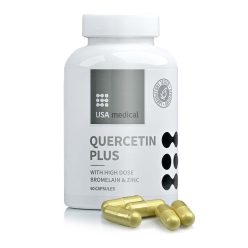  USA Medical Quercetin-  bromelain és cink 60 kapszula  Kvercetin 
