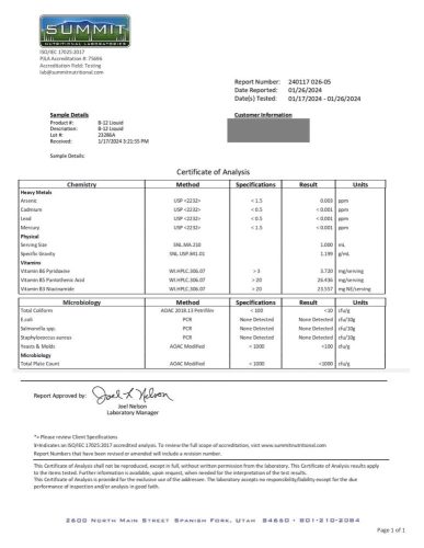USA Medical B-12 Komplex B-vitamin cseppek – 30 ml 