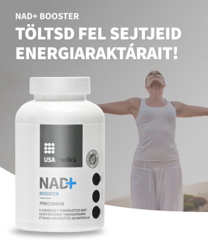 USA medical NAD+ Booster apigeninnel és rezveratrollal  60 db kapszula