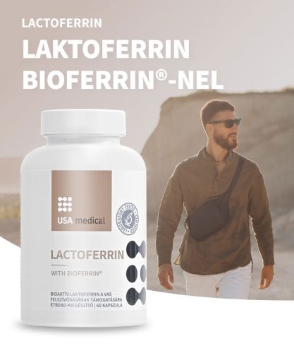 Usa Medical Laktoferrin BioFerrin®-nel kapszula 60 db