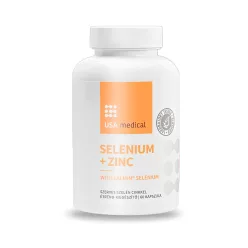   Usa Medical Selenium+Zinc -szerves Lalmin® szelén + cink 60 kapszula