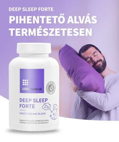 Usa Medical Deep Sleep „pihentető alvás” 60 kapszula