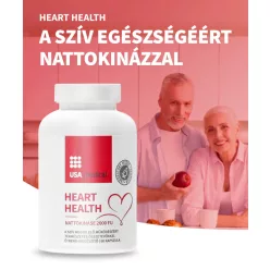   USA medical Heart Health Szív egészség nattokinázzal 60 db kapszula