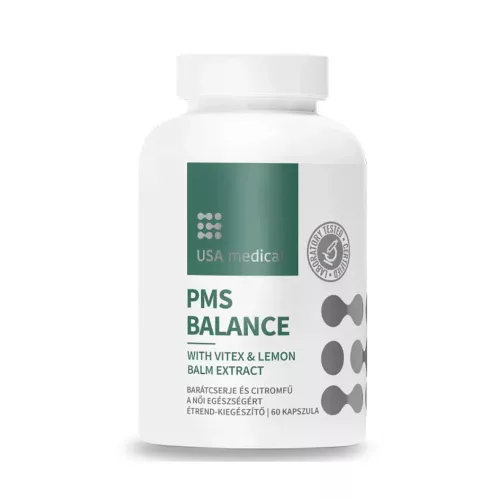 USA medical PMS Balance barátcserjével és citromfűvel 60 db kapszula