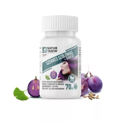   Natur Tanya Szerves, vegán szőlőmag és Ginkgo. 70 tabletta  95% OPC, 24% flavon glikozid és 6% terpén lakton!