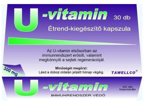 U-vitamin (U vitamin) 300mg 30 kapszula 