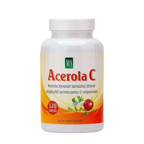 Max Immun Acerola C 120 kapszula Varga Gyógygomba