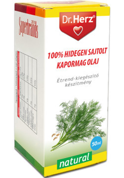 Dr. Herz Kapormag olaj 100% hidegen sajtolt 50ml