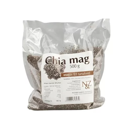 NZ Chia mag 500g Magas Omega 3
