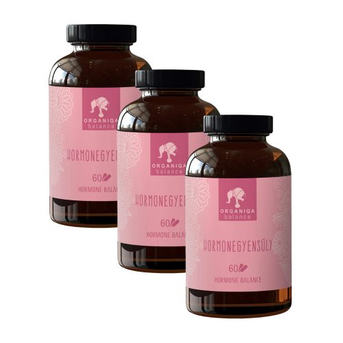 Organiqa Hormonegyensúly 3x1 doboz TRIO pack 3x60 kapszula csomagban olcsóbb!