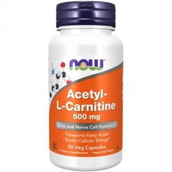 Now Foods Acetyl-L-Carnitine 500 mg 50 vegán kapszula 