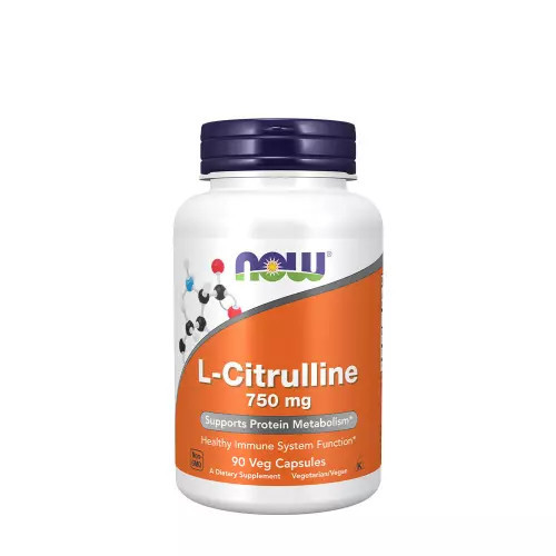 Now Foods L-Citrulline 750 mg 90 db vegán kapszula