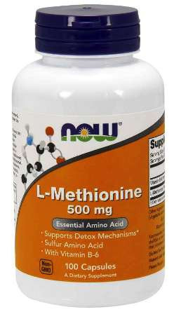 Now Foods L-Methionine 500 mg 100 kapszula Metionin 