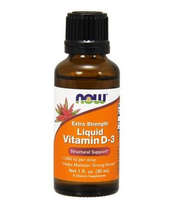 Now Foods D-3 csepp Extra erős 1000NE 30ml 